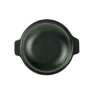 Mini Olla Redonda <span class=keywords><strong>de</strong></span> Hierro Fundido Negra <span class=keywords><strong>de</strong></span> 10 cm con Fondo Desmontable para Inducción, Ideal para Guisos, <span class=keywords><strong>Sopas</strong></span> y Hot Pot - Product Image 4