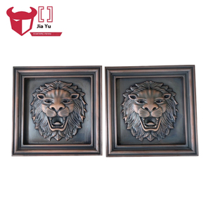 <span class=keywords><strong>Manillar</strong></span> de cobre rojo de lujo directo del fabricante con textura tallada <span class=keywords><strong>Puerta</strong></span> Anti-Gurra para villas Estilo de diseño moderno - Product Image 1