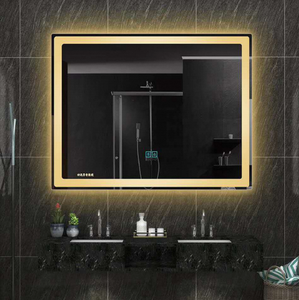 Miroir intelligent rectangulaire à LED avec éclairage <span class=keywords><strong>Design</strong></span> moderne Miroir <span class=keywords><strong>de</strong></span> <span class=keywords><strong>salle</strong></span> <span class=keywords><strong>de</strong></span> <span class=keywords><strong>bain</strong></span> d'hôtel mural avec interrupteur tactile Lumière d'écran - Product Image 4