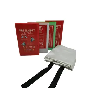 緊急難燃性保護と断熱のための1.2mx1.8mグラスファイバー防火ブランケット