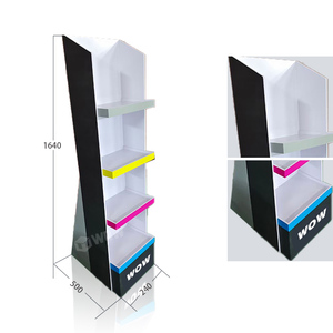 Tùy chỉnh PVC hiển thị đứng 4-Tier nhựa point of Sale hiển thị Kệ bán lẻ tầng hiển thị đứng - Product Image 2