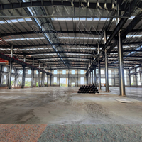 Kits de Construcción de Almacenes de Acero Prefabricados, Estructura Metálica Industrial de Almacenamiento de Gran Envergadura