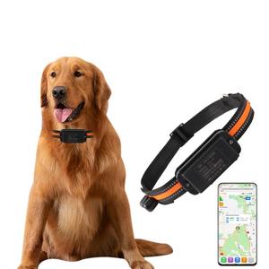 Notifications de limites de vibrations sonores Clôture pour chien sans fil <span class=keywords><strong>rechargeable</strong></span> GPS Collier antichoc pour animaux de compagnie Clôture électronique - Product Image 1