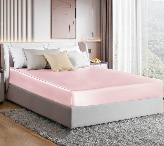 100% Pure Mulberry Silk Fitted Sheet 3 Pieces Set