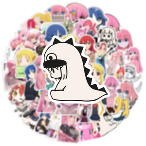 50 pz/borsa rimovibili adesivi in vinile a prova di acqua per gli appassionati di Anime <span class=keywords><strong>BOCCHI</strong></span> il computer portatile decorazione per Skateboard per chitarra - Product Image 6