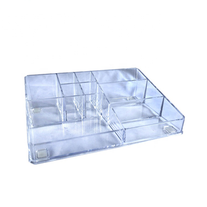 YIDE Plastic Jewelry Cosmetic Makeup Storage Box Multi Stackable Drawer Clear PS Earring