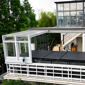 Bộ Kit Phòng Chơi Ngoài Trời Hiện Đại 4 Mùa Bằng Nhôm Có Thể Thu Vào - Phòng Chơi Ngoài Trời Cho Biệt Thự, Vườn, Hồ Bơi - Product Image 2