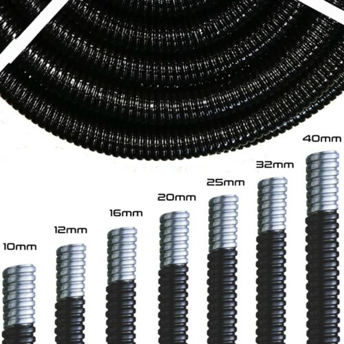 3/16'' to 6'' GI Flexible Conduit Metallic Flexible Liquid Tight Conduit Pvc Coated Flexible Metal Corrugated Pipe