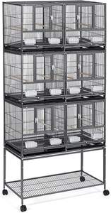 Jaula Grande Apilable Multicapa para Pájaros, Jaulas de Cría para Canarios, Jaula Móvil para Cría de Palomas y Loros en Oferta - Product Image 3