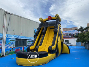 Thương mại ngoài trời trẻ em người lớn Đảng trượt nước hồ bơi bơm hơi trượt nước với Máy thổi khí - Product Image 5