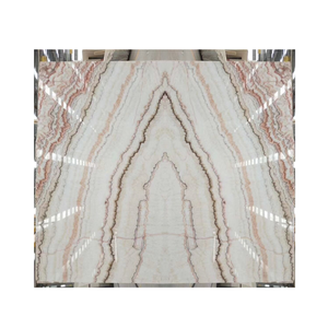 แผ่นหินออนิกซ์หลากสีแบบจีน, หินอ่อนออนิกซ์สีรุ้งแบบ Bookmatched - Product Image 1