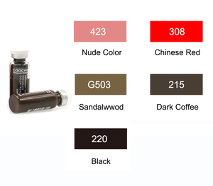 Goochie PMU 6ML ceja labio Micro pigmento maquillaje permanente <span class=keywords><strong>pintura</strong></span> tatuaje tinta Microblading Kit - Product Image 6