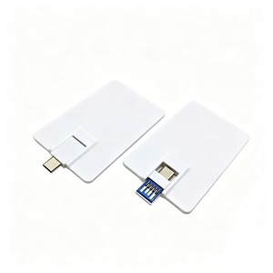 Unidad Flash USB 2 en 1 OTG 2.0 3.0 de Alta Velocidad con Forma de Tarjeta de Crédito, Unidad Flash USB-C para Teléfono <span class=keywords><strong>Celular</strong></span>, Memoria USB Tipo C de 32GB 16GB 8GB 4GB - Product Image 6