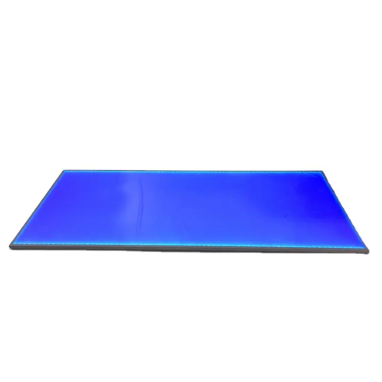 Nuova tecnologia v-cutting lgp sheet light guide plate led pubblicità light panel sign display retroilluminato