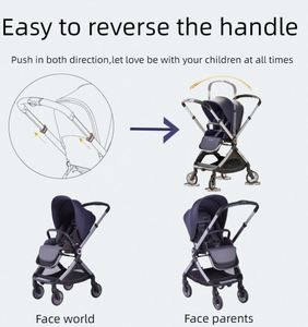 Nouveau produit phare 2025 : Poussette de luxe 3-en-1 personnalisable OEM avec siège auto, haute vue, pliable, vendue directement par un fournisseur chinois - Product Image 6