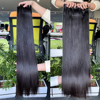 Lot de Cheveux Humains Brésiliens Vierges Non Traités, 100% Naturels, Alignés aux Cuticules, pour Femmes Noires - Vente en Gros