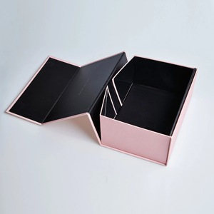 Custom Logo Luxury Foldable Magnetic Closure <strong>Book</strong> Folding Flat Pack <strong>Gift</strong> Boxes Embossed With Ribbon Custom Logo Inserts - Product Image 5