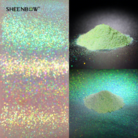 Sheenbow Optisches Perlenpigmentpulver Funkelnder Glimmerfreier Einhorn-Effekt Pigmentfarbe Make-up-Rohstoffe