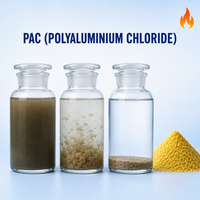 Chlorure de polyaluminium pour la clarification des eaux usées, poudre coagulante