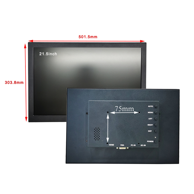 Shenzhen 21.5" Desktop Use Wall Mounted Wide Screen LCD 1500nits High Brightness Digital Display Monitor Built-in Speaker