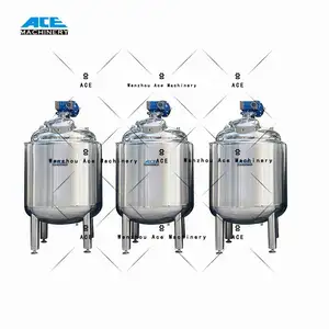 Continuous Stirred Tank Reactor Chemical Mixing Reactors Small Cosmetic Body Lotion Making Machine Vacuum Emulsifying Mixer