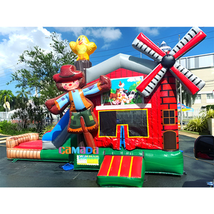 Château gonflable avec toboggan combiné pour enfants et adultes - Product Image 6