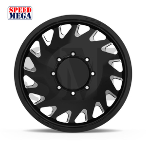 Jantes en alliage forgées noires de 20 à 28 pouces 8.25J PCD 6x139.7 8×165.1 CB 77.8 10x225 8x6.5 pour Ram1500 2500 - Product Image 4