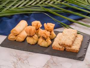 Rouleaux de printemps au canard, saveur fraises frites et ananas, snacks de banquet, petit-déjeuner instantané, produits semi-finis - Product Image 4