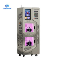 Équipement de désinfection de casques commerciaux, nettoyeur de casques en libre-service, machine de désodorisation à l'UV et à l'ozone