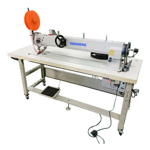 Machine à coudre industrielle à pied de marche en cuir à bras super long de 100cm - Product Image 5