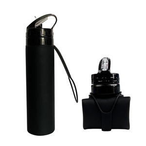Bouteille d'eau en Silicone à <span class=keywords><strong>prix</strong></span> attractif, nouvelle bouteille d'eau pliable Portable de Type vide pour voyage en plein air - Product Image 3
