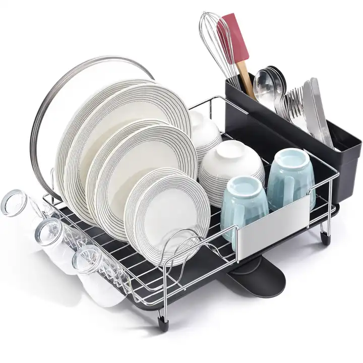 Eco Friendly Compact Kitchen Organizer Dish Plate Drying Rack 304 Commercial  Stainless Steel Dish Rack Drainer - Buy Eco Friendly Compact Kitchen  Organizer Dish Plate Drying Rack 304 Commercial Stainless Steel Dish
