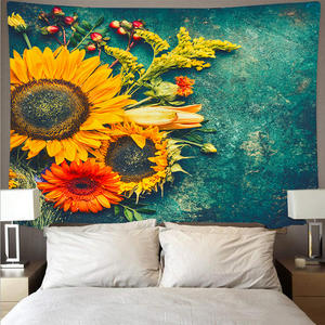 Floral colgante <span class=keywords><strong>de</strong></span> pared <span class=keywords><strong>de</strong></span> tela <span class=keywords><strong>de</strong></span> poliéster nórdico Simple moderno Boho tapiz decorativo - Product Image 4