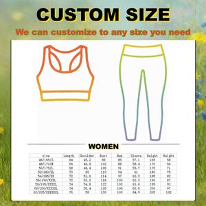 سراويل يوغا بطول الكاحل مقاس كبير تسع نقاط من الخوخ والورك بخصر عالٍ إغلاق مطاطي جيد التهوية صلب سبانديكس/نايلون بشعار الخصر - Product Image 4