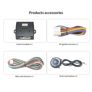 EASYGUARD Universal Version Push Engine Start Button with <b>Remote</b> Engine Start ES004 Optional DC12V - Product Image 2