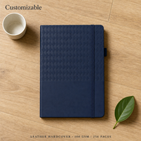 Nouveauté 2026-2027 : Carnets de notes A5 en cuir PU à couverture rigide, lignés, personnalisables pour le bureau et l'usage quotidien professionnel