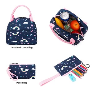 New Primary <strong>School</strong> Students Custom Backpack <strong>School</strong> Lightweight 3-in1 Set With Lunch Insulated <strong>Bag</strong> Pencil <strong>Bag</strong> for Boys Girls - Product Image 6