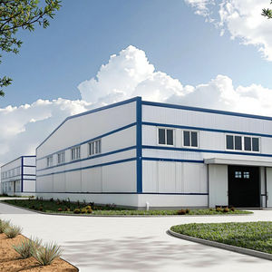 Fabricant d'usine OEM Mur métallique préfabriqué à montants en métal Conception d'agencement personnalisée Bâtiments de construction en acier Bâtiment métallique - Product Image 6