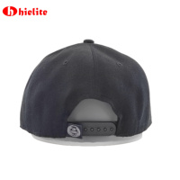 Topi Snapback 6 Panel Hitam Bordir Custom Y2K Fashion Desain Karakter Huruf Putih Berkualitas Tinggi untuk Pesta Outdoor Unisex