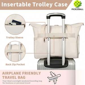 Échantillon gratuit, service OEM/ODM, sac fourre-tout multifonctionnel personnalisé de grande capacité pour femmes avec compartiment à chaussures, sac de pickleball - Product Image 2