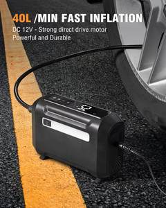 Portable 12V DC numérique 120w gonfleur de pneu de voiture compresseur d'air pompe voiture <span class=keywords><strong>moto</strong></span> vélo inflat - Product Image 3