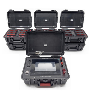 Système de tir de feux <span class=keywords><strong>d</strong></span>'artifice électronique DBW03AUTO 36Cue avec <span class=keywords><strong>batterie</strong></span> au lithium rechargeable et prise en charge du module audio - Product Image 1