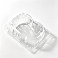 Emballage personnalisé, emballage alimentaire en PET translucide, robuste, jetable, différentes tailles, boîtes en plastique pour fruits de mer, crabes, emballage en boîte