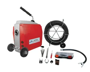 1400W Sectional Drain Cleaning Machine for Clearing 2" to 8" Drain Lines