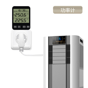 Smart Power Socket EU <b>Plug</b> Wi-Fi Energy Meter Voltage Current Display Home Usage - Product Image 3