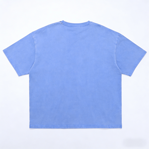 T-shirt Homme Personnalisé Vintage Délavé à l'Acide, 100% Coton, Grammage Lourd 280g, Coupe Ample Hip-Hop, Écologique et Respirant, Vente en Gros OEM - Product Image 3