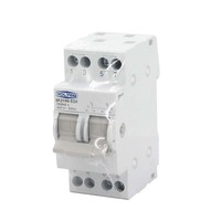 2P 63A MTS Interrupteur d'isolation de transfert manuel double puissance Disjoncteur de verrouillage 230V 400V Commutateur modulaire