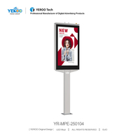 Affichage publicitaire numérique LED Mupi personnalisé professionnel, boîte lumineuse extérieure IP65, affichage pour centre commercial