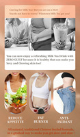 Perte de poids café lait thé amincissant alimentaire graisse brûler plus détox brûleur saveur de fruits OEM perte de poids café thé au lait mince