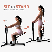 Máquina de Sentadillas Wonder Squat para Ahorrar Espacio, Equipo de Fitness para Entrenamiento de Glúteos y Parte Inferior del Cuerpo en Casa